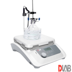 DLab Isıtıcılı Manyetik Karıştırıcı 1.500 rpm 500 ℃ 30 Litre ( Sıcaklık Sensörü ve Stand Dahildir )  MS10-H500-Pro Set