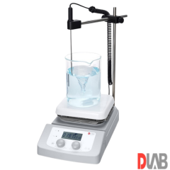 DLab Isıtıcılı Manyetik Karıştırıcı 1.500 rpm 380 ℃ 5 Litre ( Destek Kelepçesi Ve Sıcaklık Sensörü Dahildir ) MS H380 Pro Set 2