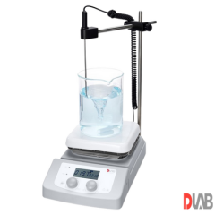 DLab Isıtıcılı Manyetik Karıştırıcı 1.500 rpm 380 ℃ 5 Litre ( Sıcaklık Sensörü Dahildir ) MS H380 Pro Set 1