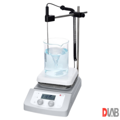 DLab Isıtıcılı Manyetik Karıştırıcı 1.500 rpm 380 ℃ 5 Litre ( Sıcaklık Sensörü Dahildir ) MS H380 Pro Set 1