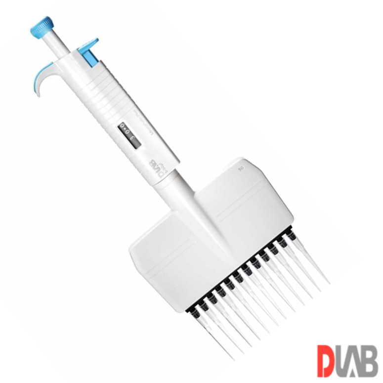 DLab  Micropette Plus 0.5-10 μl - 12 Kanallı Ayarlanabilir Otomatik Pipet
