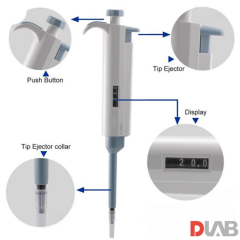 DLab  Ayarlanabilir Otomatik Pipet  200-1000 μl