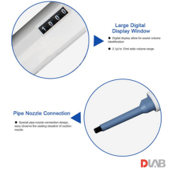 DLab Ayarlanabilir Otomatik Pipet ( 0.1-2.5 µl ) 7010101001