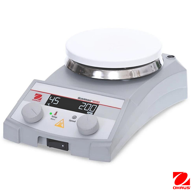 Ohaus Isıtıcılı Manyetik Karıştırıcı e-G31HSRDS (80-1600 rpm / 80-380°C 15 L 13.5 cm Dairesel Seramik Dijital )