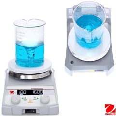 Ohaus Isıtıcılı Manyetik Karıştırıcı 80-1600 rpm / 80-500°C 15 L 10x10 cm Seramik Dijital  e-G31HS04C
