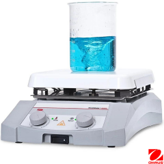 Ohaus Isıtıcılı Manyetik Karıştırıcı e-G21HS07C ( 80-1600 rpm / 80-500°C 15 L 18x18 cm Seramik )