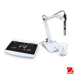 Ohaus  Aquasearcher Masa Tipİ İletkenlik Ölçer Seti a-AB33EC-F ( Stcon7 İletkenlik Probu - İletkenlik Solüsyon Seti (84 us/cm, 4 × 50ml) )