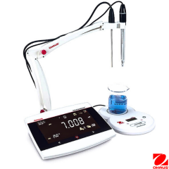 Ohaus Aquasearcher Masa Tipi Ph Metre Seti a-AB41PH-F ( St410 Ph Elektrodu - Sttemp Sıcaklık Probu - Ph Tampon Çözeltileri Mini Set (4 × 50ml)