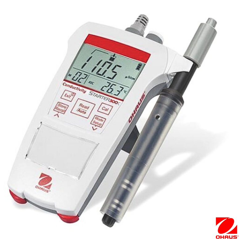 Ohaus Starter Portatif İletlenlik Ölçer Seti ST300C-G (Stcon3 İletkenlik Elektrodu Dahil )