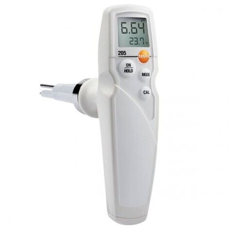 Testo 205 Et ve Gıda İçin pH metre / Sıcaklık Ölçer