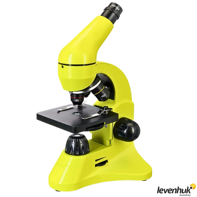 Levenhuk Rainbow 50L PLUS Lime/Yeşil Limon Mikroskop