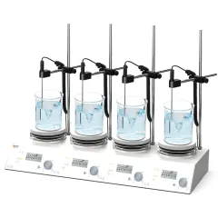 DLAB MS-H280-S4 4 Bölmeli Dijital Isıtıcılı Manyetik Karıştırıcı 4 x 3 Litre