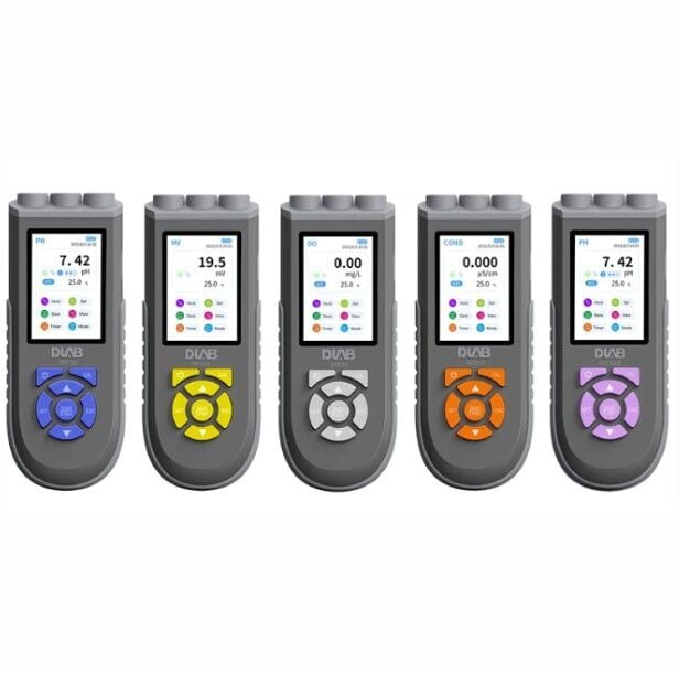 DLAB DPCD10 Taşınabilir pH, ORP, Tuzluluk, İletkenlik, Direnç, TDS, DO Ve Sıcaklık Ölçer Polarografik Tip