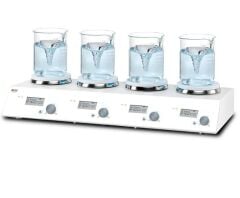 DLAB 4 Bölmeli Dijital Manyetik Karıştırıcı LCD 200 .. 1500 rpm 4 x 3 L MS-M-S4