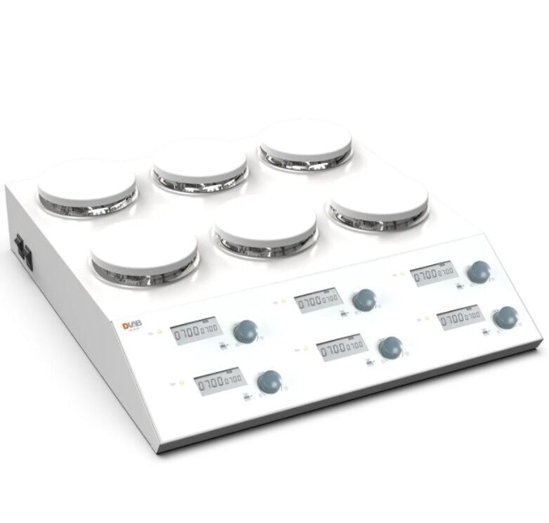 DLAB 6 Bölmeli Dijital Manyetik Karıştırıcı 6 x 3 Litre MS-M-S6