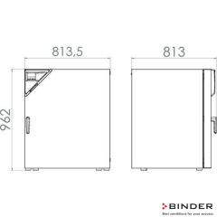 Binder  Fanlı 259 Litre Etüv Zaman Fonksiyonlu ( Kuru Hava Sterilizatörü ) +10°C ... +300°C  FED 260