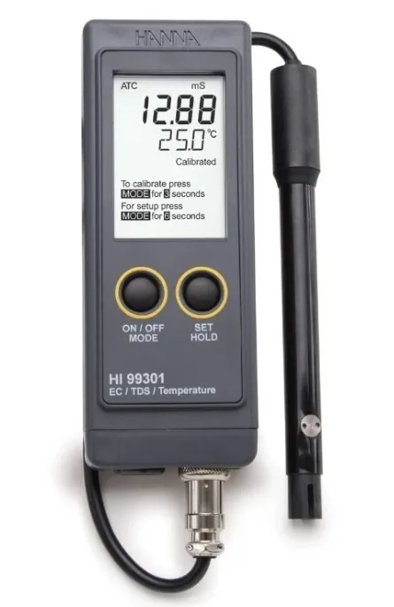 HANNA Taşınabilir Yüksek Aralıklı EC / TDS Metre HI99301
