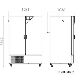 Binder Bitki Büyütme Kabini KBWF 720 - 700 Litre 0°C ... +70°C