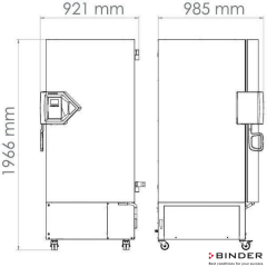 Binder -90°C ... -40°C Ultra Derin Dondurucu 500 Litre / UF V 500