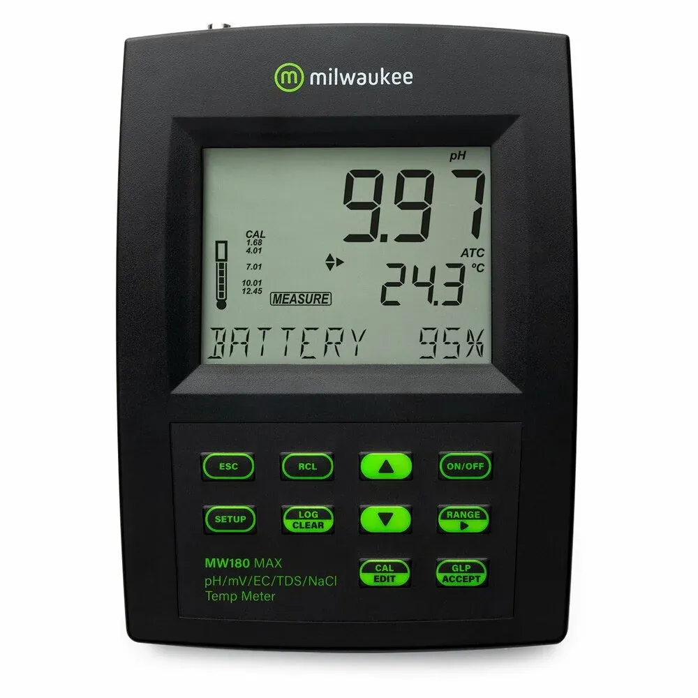 Milwaukee   MAX Masaüstü pH ORP EC TDS Tuzluluk Metre  MW180 MW180