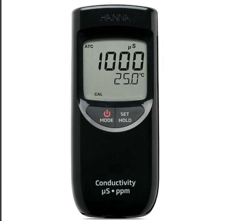 HANNA  Portatif İletkenlik Ölçer 0..  3999 μS/cm / 0..  2000 ppm