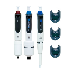 Brand MACRO Transferpette® S Ayarlanabilir Otomatik Pipet Seti 0,1-1 mL, 0,5-5 mL, 1-10 mL Pipetler ve Askıları ile Komple