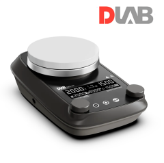 DLAB DMS5-340 LCD Package Isıtıcılı Manyetik Karıştırıcı Seramik Kaplı Alüminyum Yüzey 50... 1.500 rpm / RT... 340 °C / 20 L