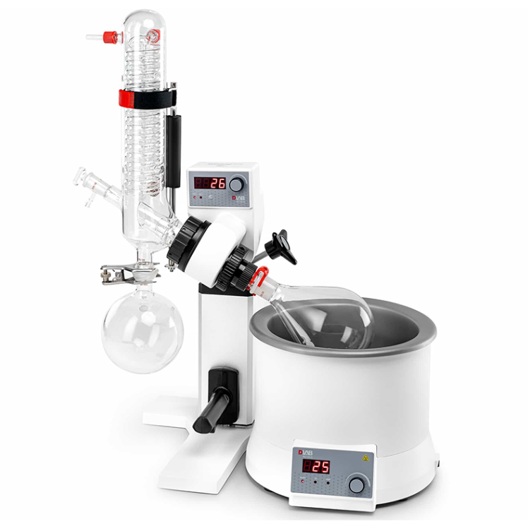DLAB RE100-S Rotary Evaporatör Vertikal 20... 200 rpm / 180 °C Manuel Lift