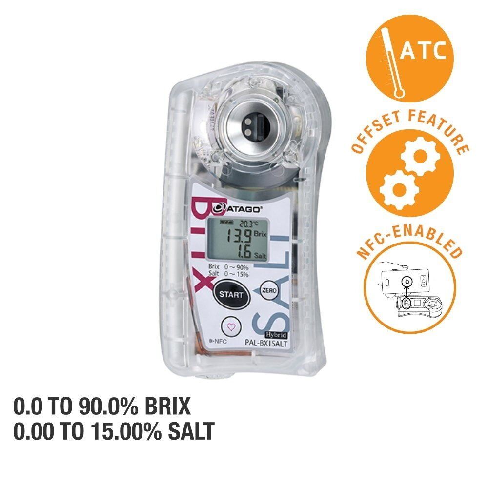 Atago 4921 PAL-BX|SALT Dijital Brix - Tuzluluk Refraktometre | AsteraLab