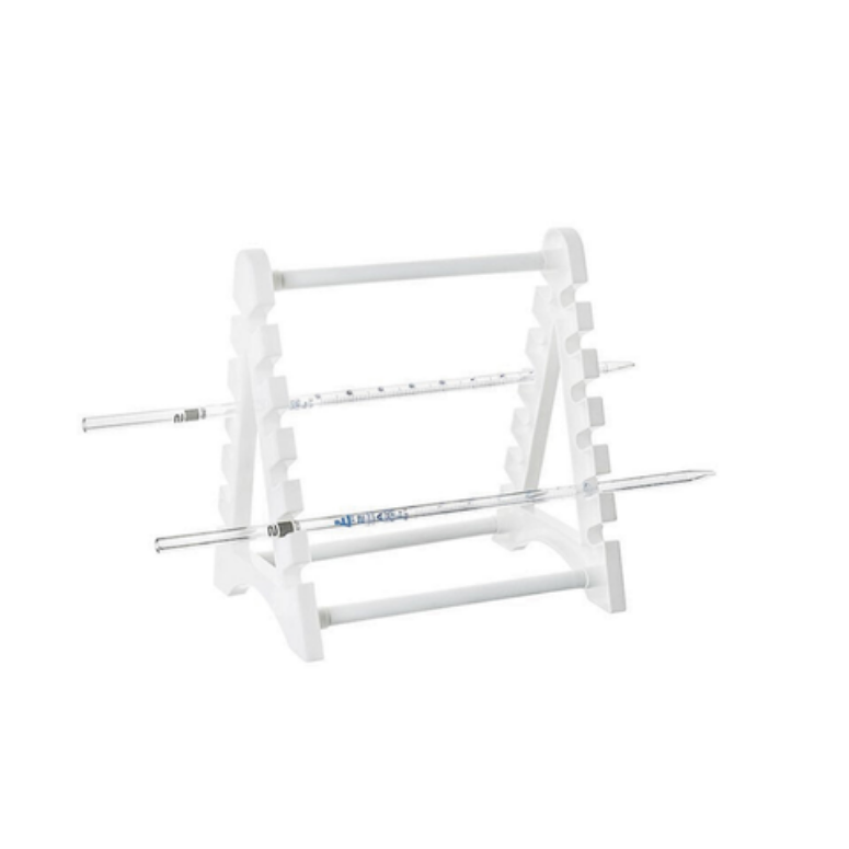 Plastik Pipet Standı Yatay ( 200mm uzun.pip.için 12'li)