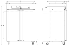 Memmert  Fanlı İnkübatör 749 Litre +20°C ... +80°C