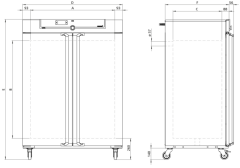 Memmert Fansız İnkübatör 749 Litre +20°C ... +80°C