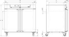 Memmert  Fansız İnkübatör 449 Litre +20°C ... +80°C