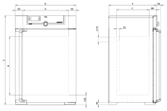 Memmert Fanlı Vakum Etüv 161 Litre +20°C ... +80°C