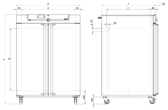 Memmert  Fanlı Etüv 1060 Litre ( Kuru Hava Sterilizatörü ) +20°C ... +300°C