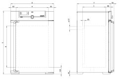 Memmert  Fansız Etüv 161 Litre ( Kuru Hava Sterilizatörü ) +20°C ... +300°C